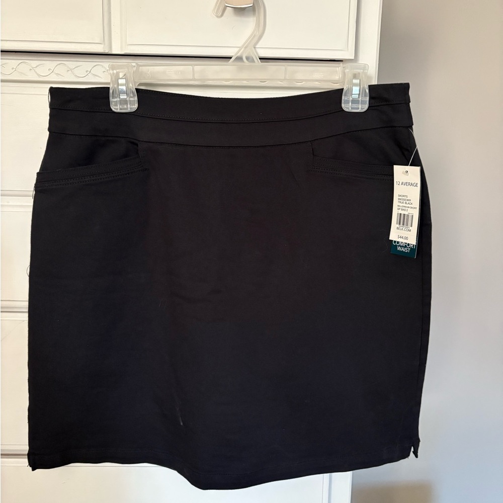 NWT Kim Rogers Black Skirt